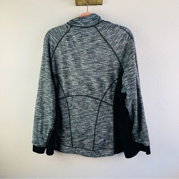 Avenue Black Heathered Active Jacket - Picture 2 of 3